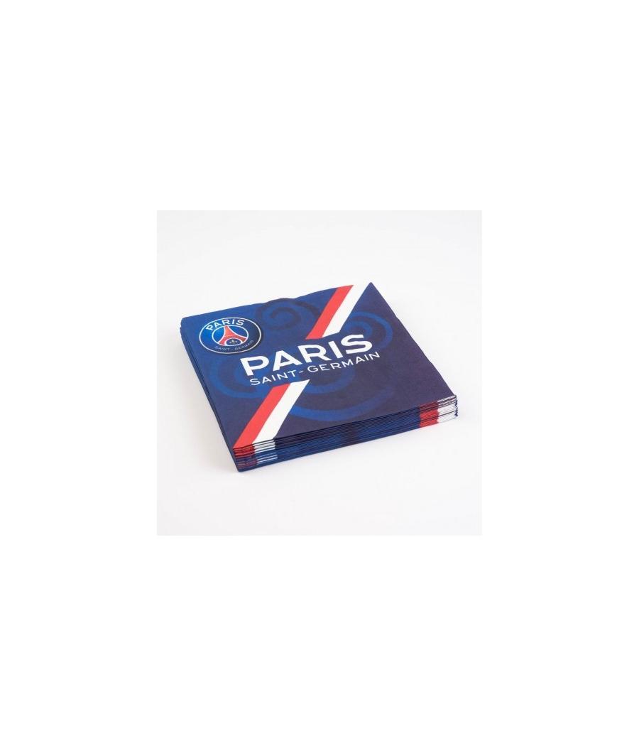 20 SERVIETTES EN PAPIER PSG