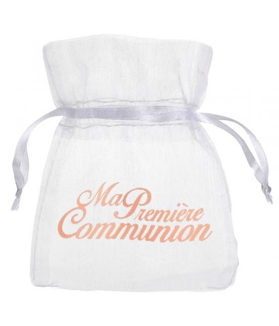 Sachets Communion de couleur corail pour votre enfant.