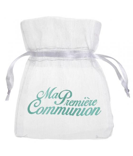 Sachet organdi communion