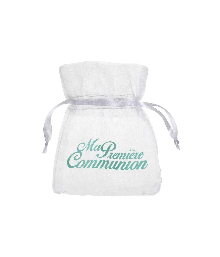 Sachet organdi communion