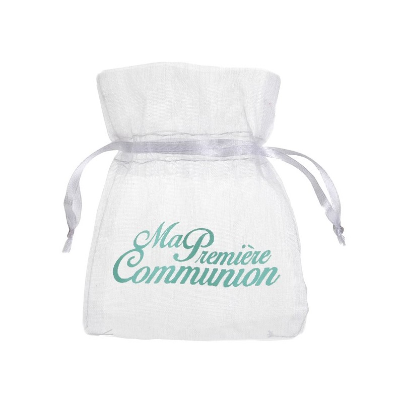 Sachet organdi communion