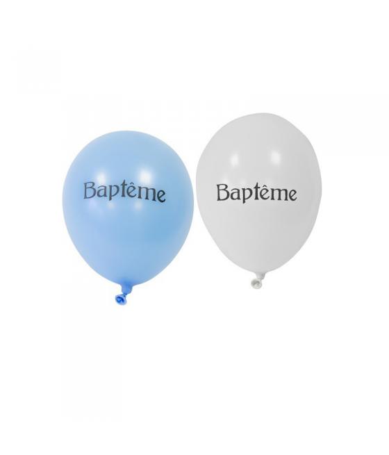 8 ballons Baptême