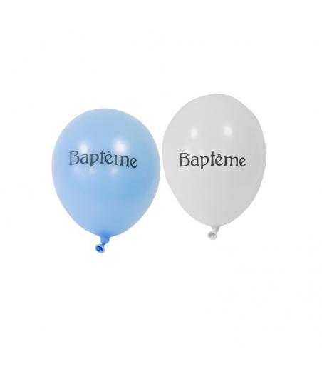8 ballons Baptême