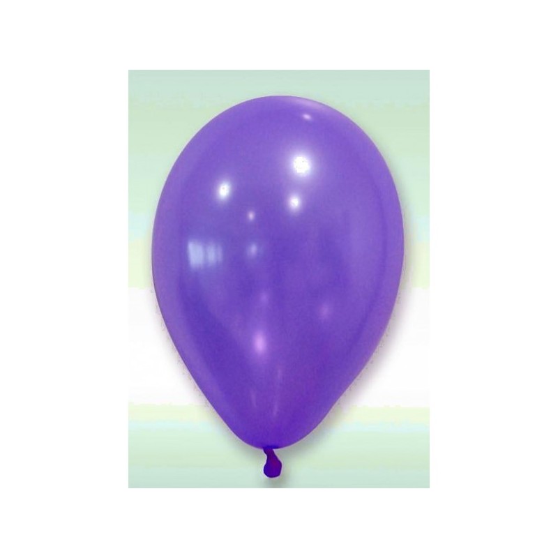 Ballon nacre diam. 30 cm (x 24) Prune