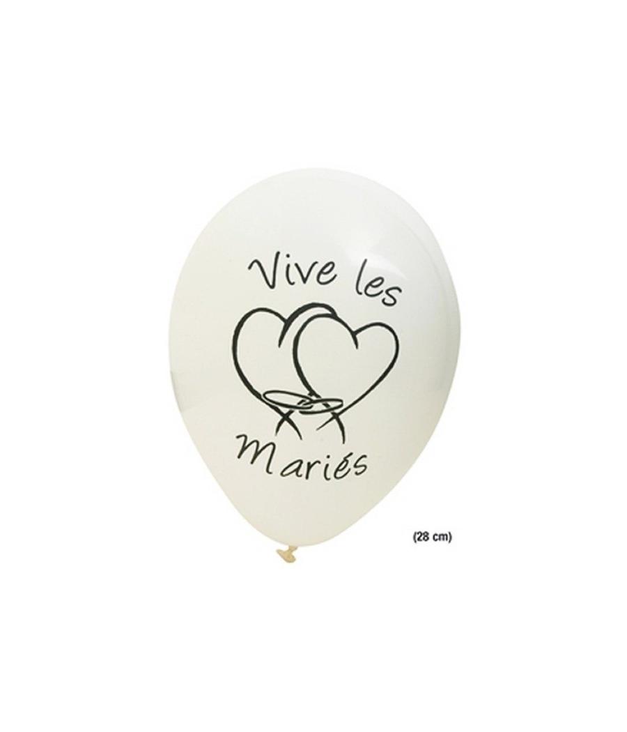 BALLON IMPRIME "VIVE LES MARIES"