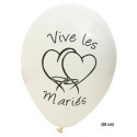 BALLON IMPRIME "VIVE LES MARIES"
