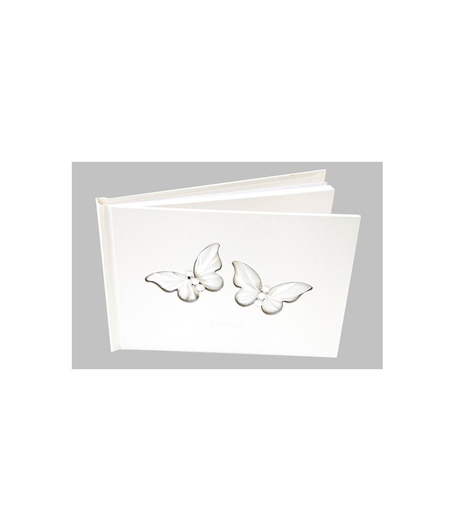 Livre d'or "Mariage"Papilons satin