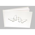 Livre d'or "Mariage"Papilons satin