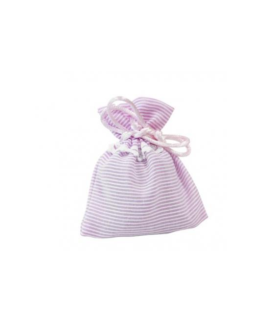 sachet rose bapteme fille