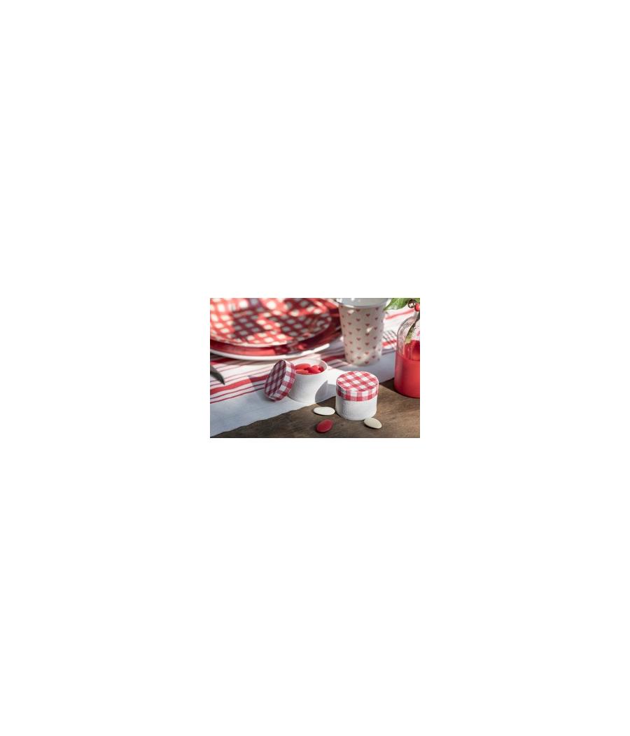 Boite tradition rouge et blanche