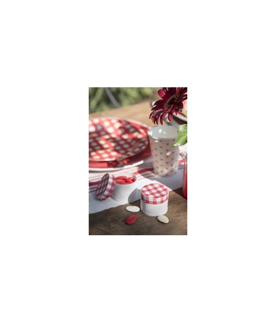 Boite tradition rouge et blanche