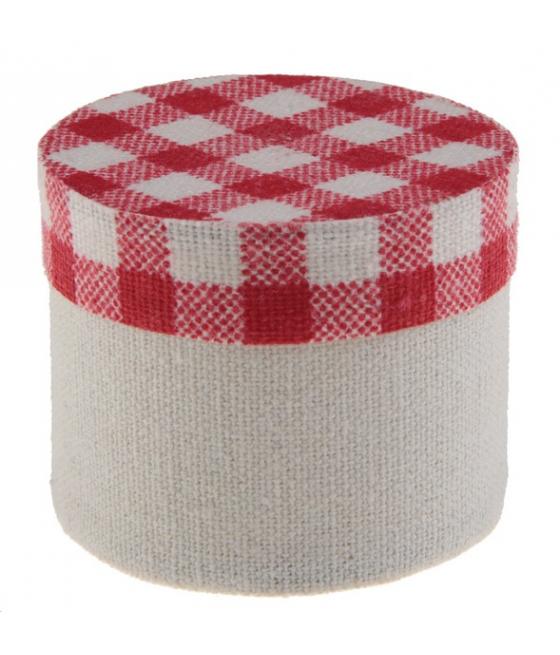 Boite tradition rouge et blanche