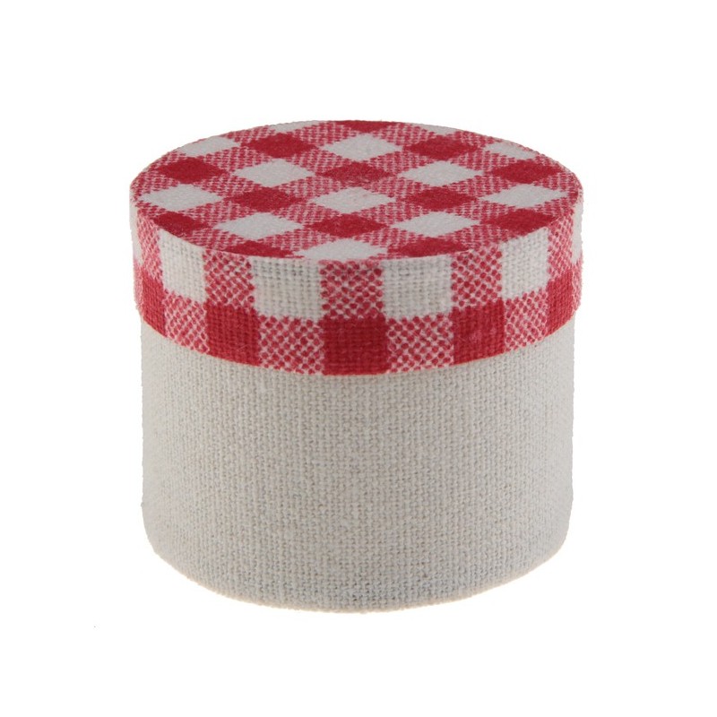 Boite tradition rouge et blanche
