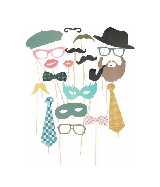 KIT PHOTOBOOTH 20 PIECES