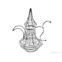 Théière en métal argent