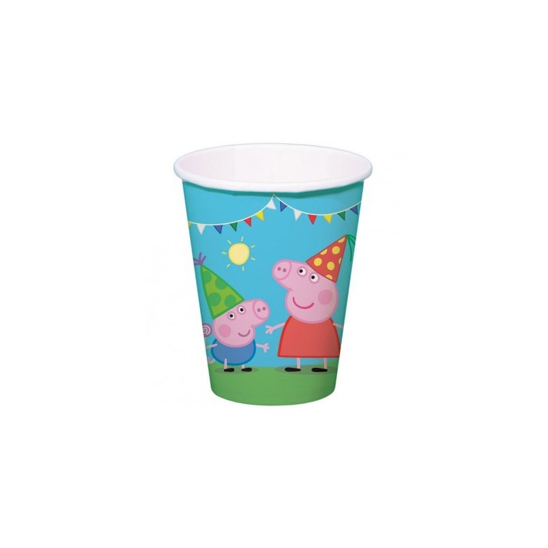 8 Gobelets Peppa Pig