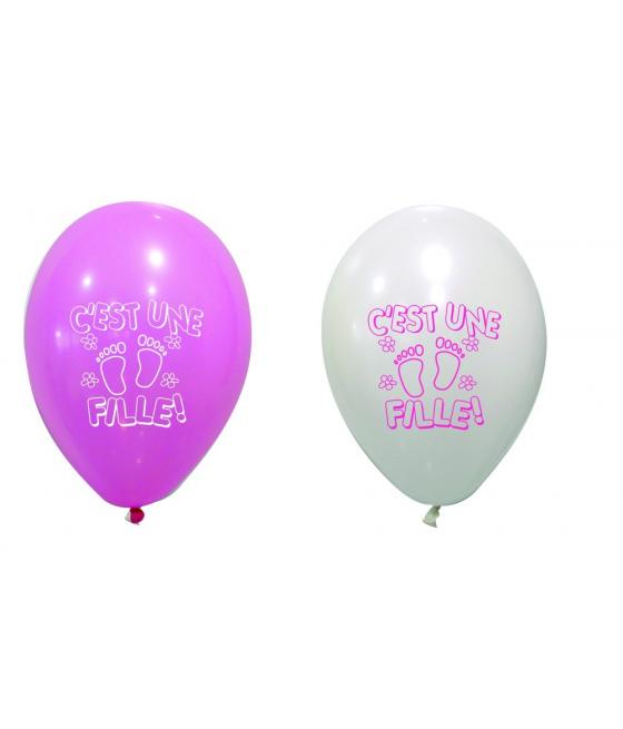 Ballons "C est une fille" 