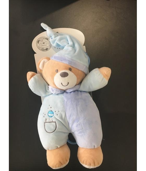 Peluche musical bébé ourson