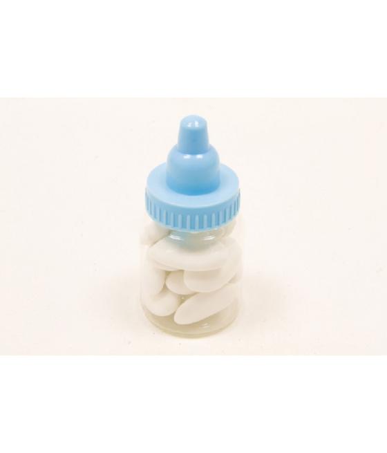 Contenant en forme de biberon x  - Bleu ciel 