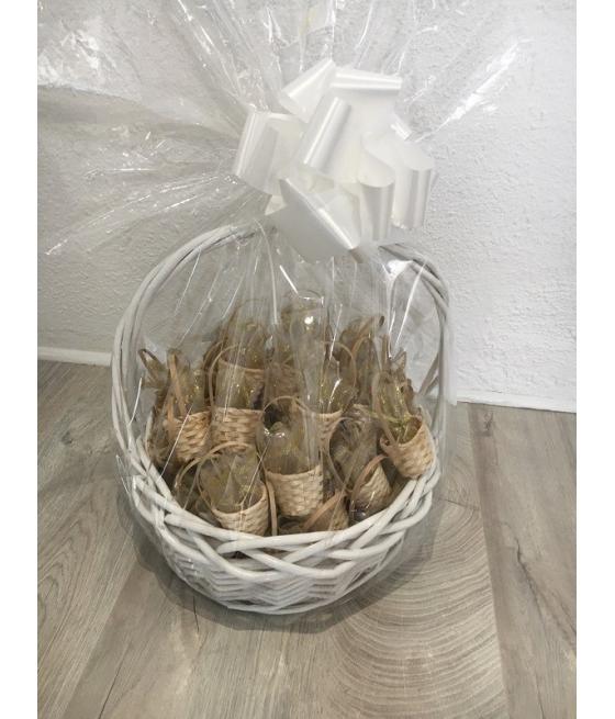 Panier à dragées doré