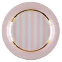  Assiettes baby shower "Mademoiselle Rose". 