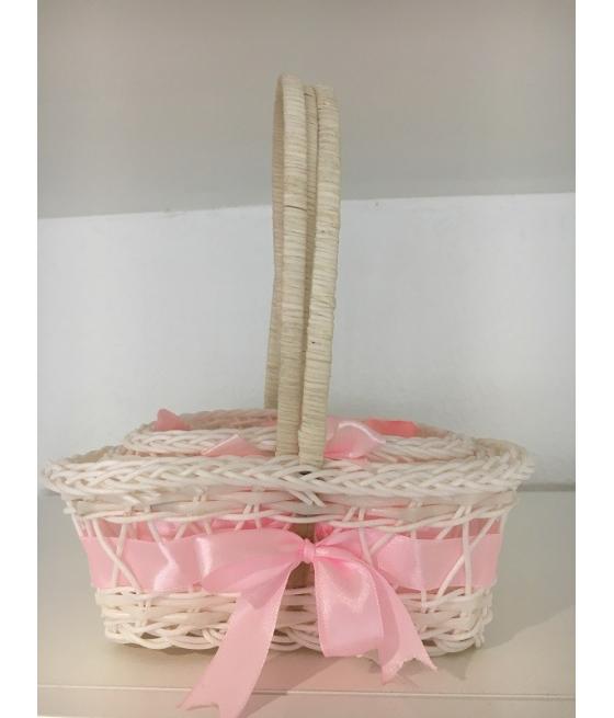 Lot de 3 panier en osier plastique