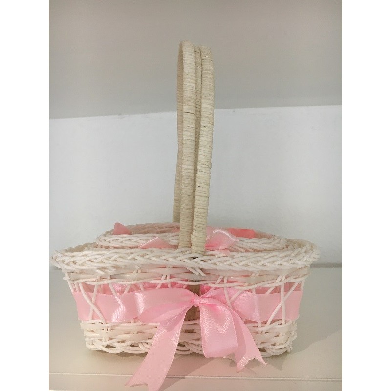 Lot de 3 panier en osier plastique