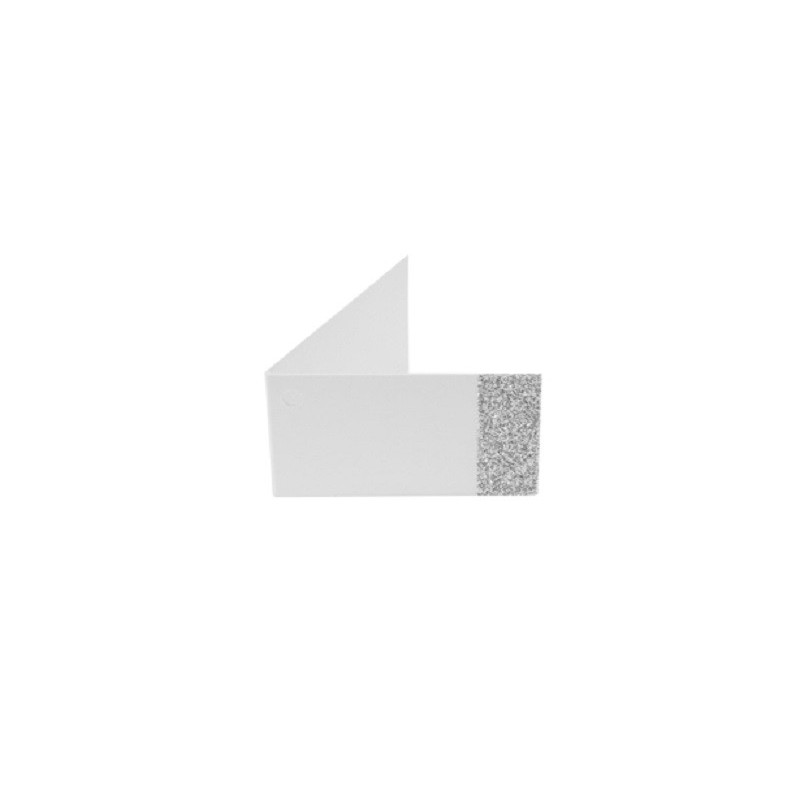 Ã‰tiquettes unie pailletee X Argent 