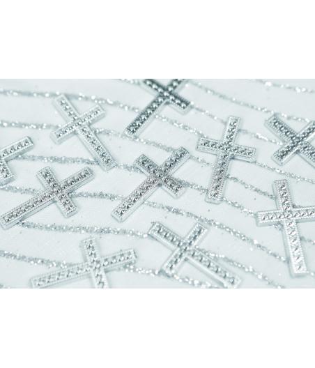 10 croix argent