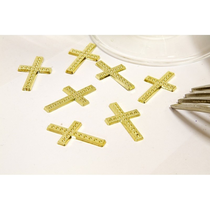 10 croix dorées