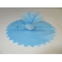 10 Ronds organza feston en pointe CIEL