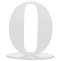 Marque table chiffre zéro