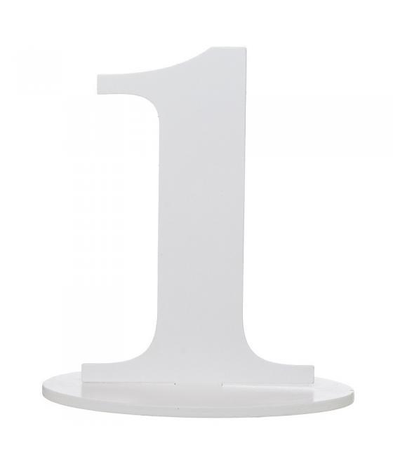 Marque table chiffre 1