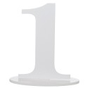 Marque table chiffre 1
