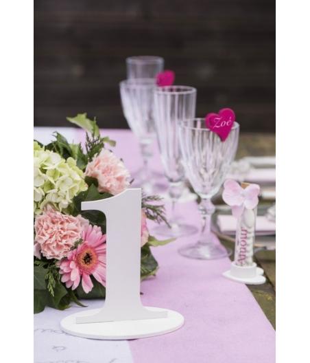 Marque table chiffre 1