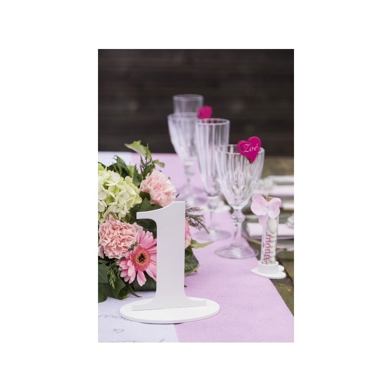 Marque table chiffre 1