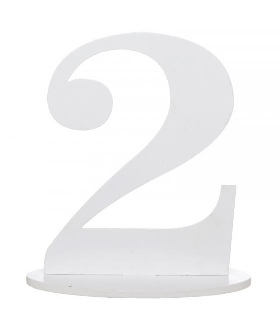 Marque table chiffre 2