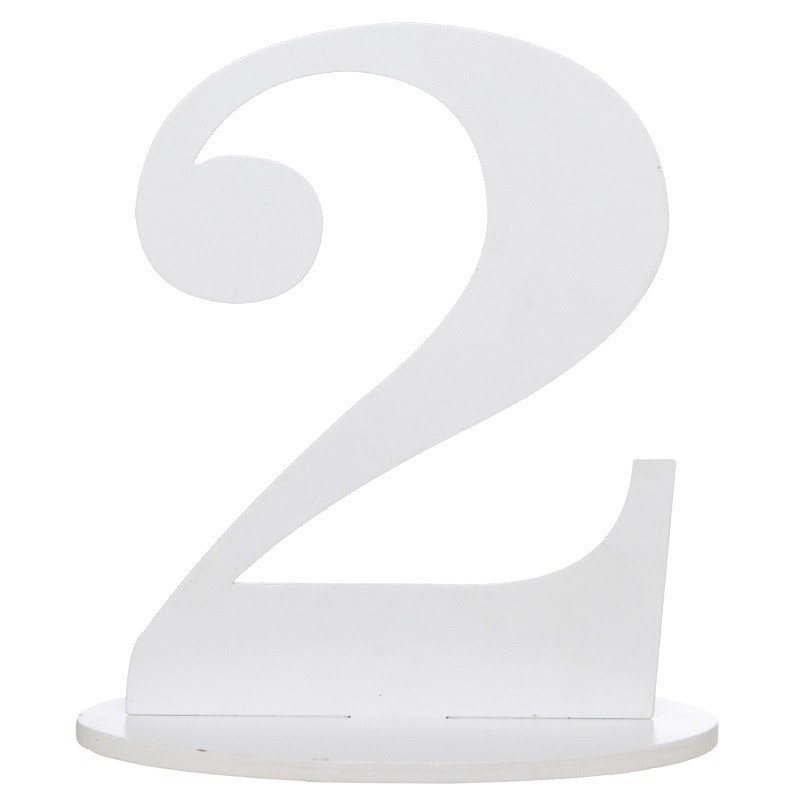 Marque table chiffre 2