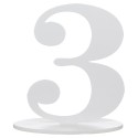 Marque place chiffre 3