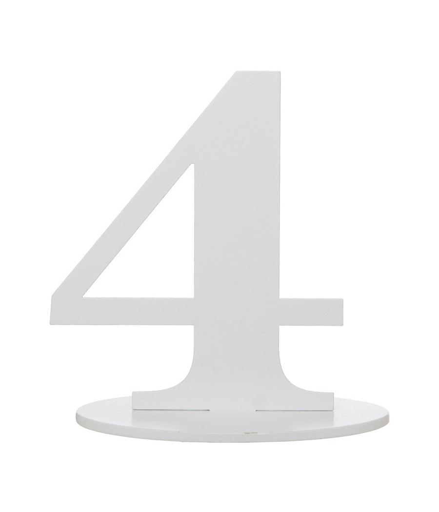 Marque table chiffre 4