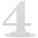Marque table chiffre 4