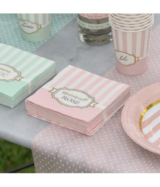 20 Serviettes baby shower