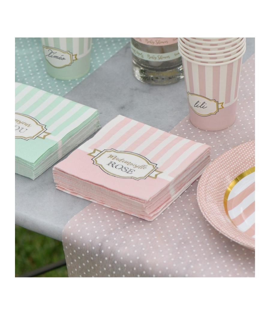 20 Serviettes baby shower
