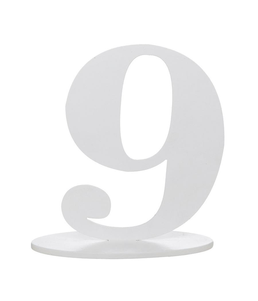 Marque place chiffre 9