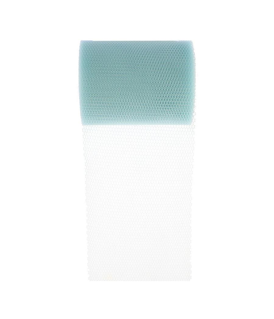 Rouleau de tulle 10 mètres ciel
