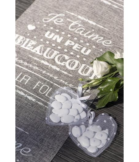 4 Sachets pois cœur