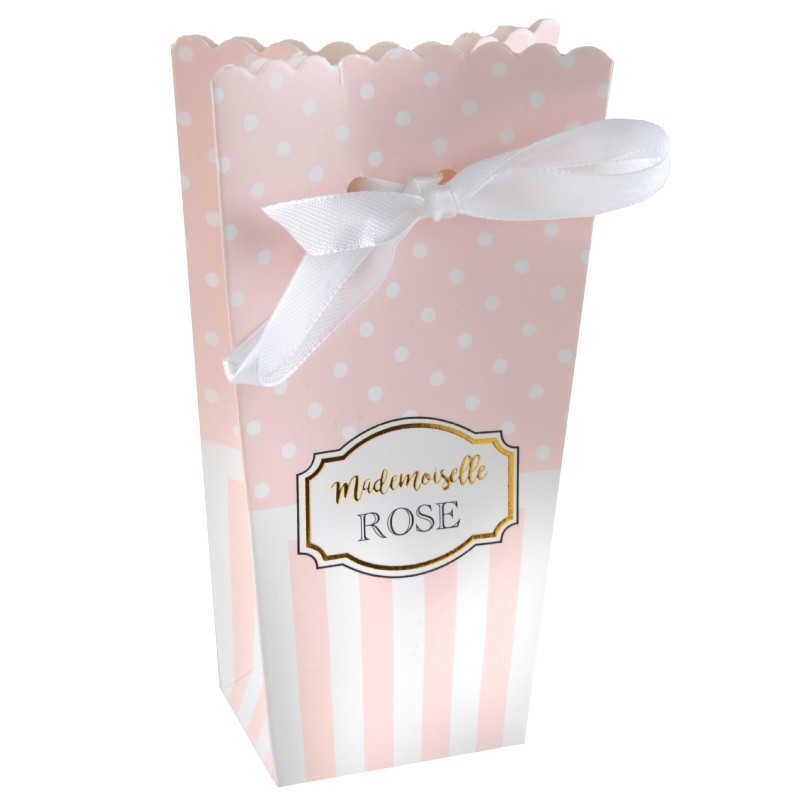 Boite Baby Shower "Mademoiselle Rose"  piees 