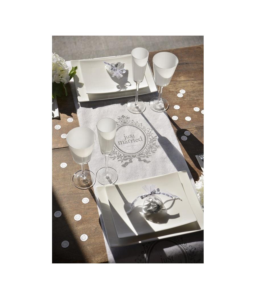 chemin de table Just Married