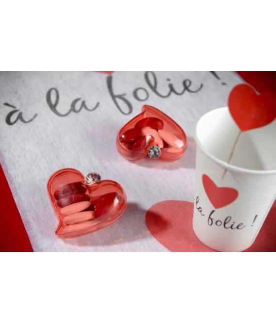 boite coeur rouge