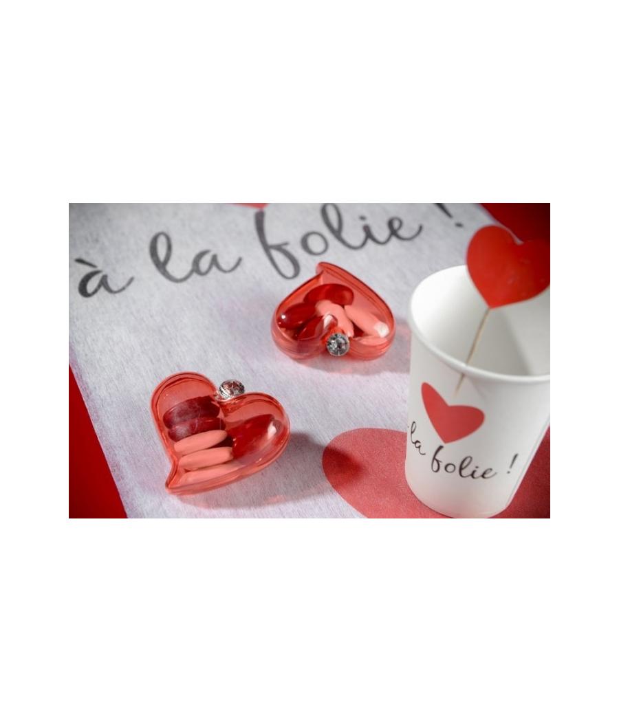 boite coeur rouge